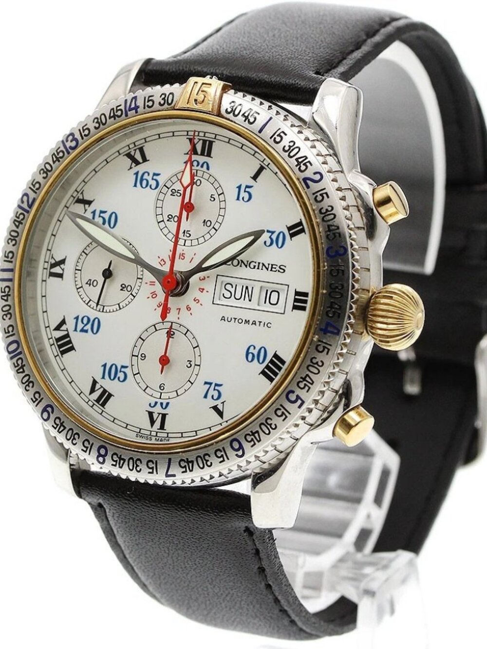 LONGINES Lindberg L2.618.5 Chronograph day date Automatic Men's Watch_960797